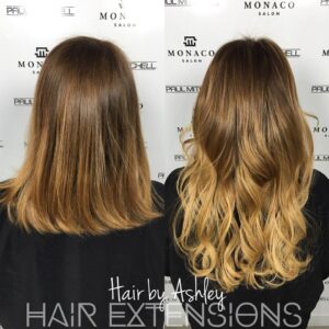 extensions by ashley Monaco Salon Tampa