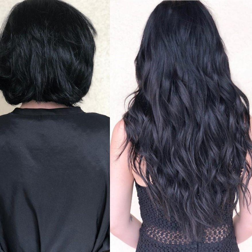 Short Top Long Hair Extension