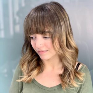 hairstyle with bangs Monaco Salon Tampa