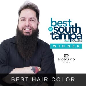 Why Monaco Salon is the Best Hair Salon in Tampa Florida best hair stylist dillon K Artistic Director Monaco Salon Tampa