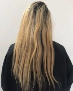 Hair Color Correction correction before