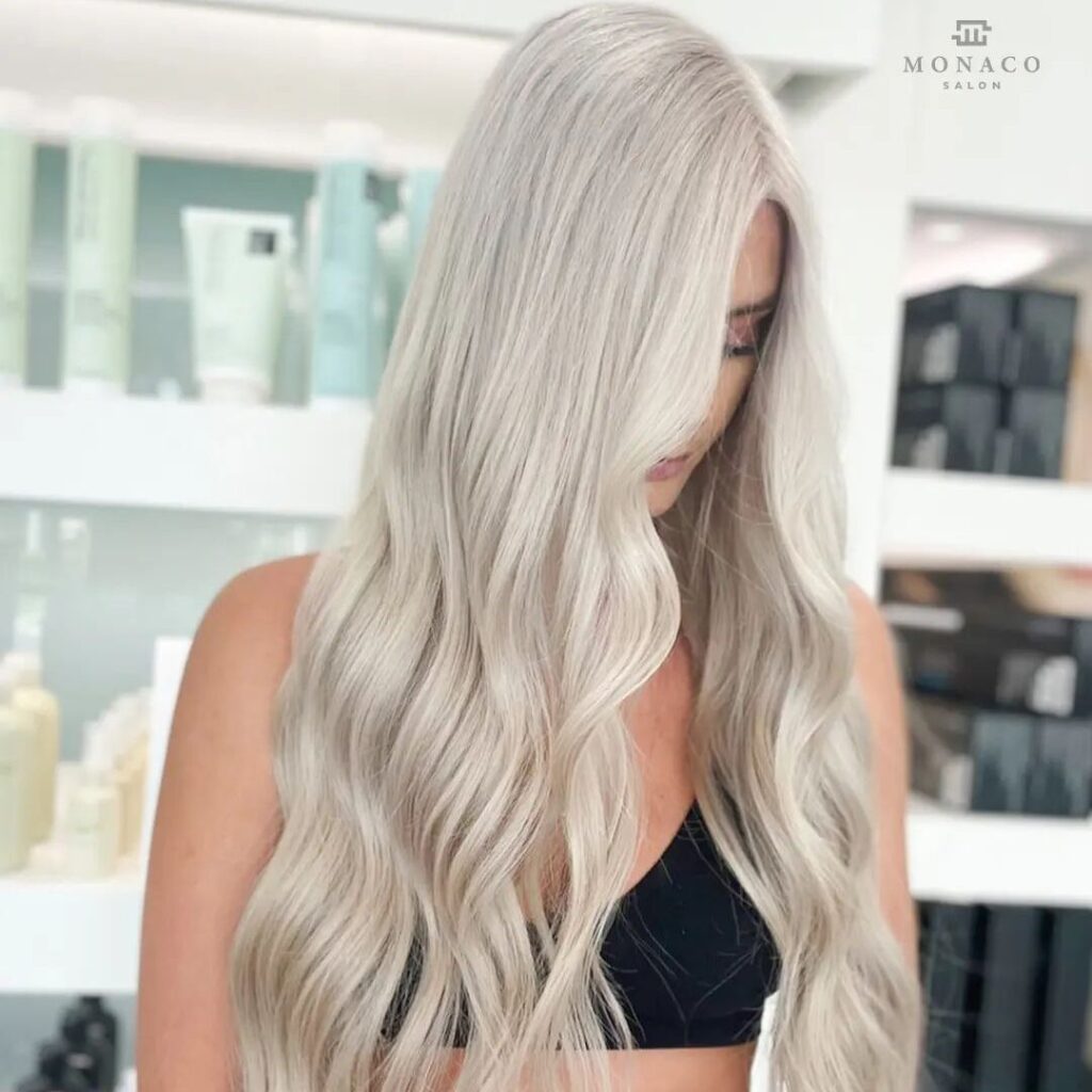 icy platinum blonde hair tampa