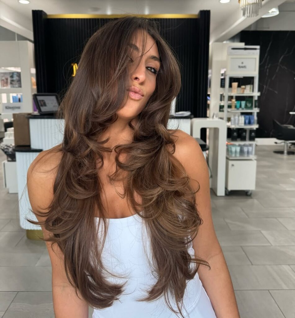 hairstyles with long layers tampa