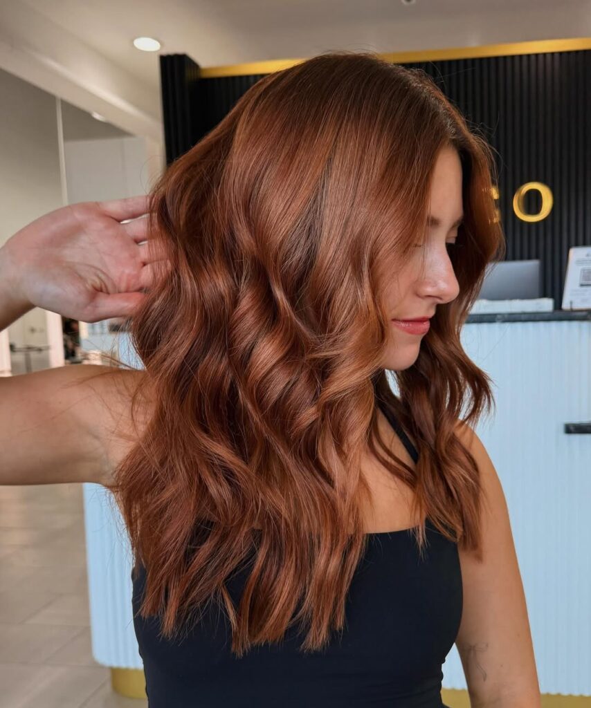 red hair color for fall