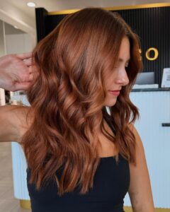 red hair color for fall
