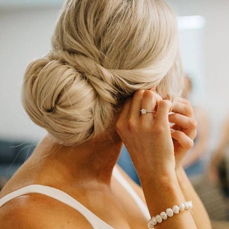 wedding hair and bridal party hair salon tampa Wedding hair styling services