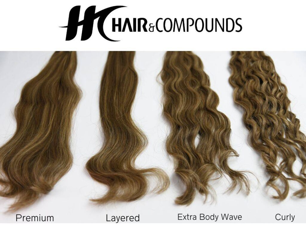 textured hair extensions 3 levels of curly hair and compounds
