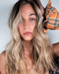 layered dimensional blonde hair at monaco salon tampa